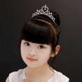 thumbnail image 2 of Joyas para la cabeza de niños de Europa y América Diadema con corona de princesa para niñas Accesorios en forma de corazón Horquilla de cumpleaños, 2 of 2