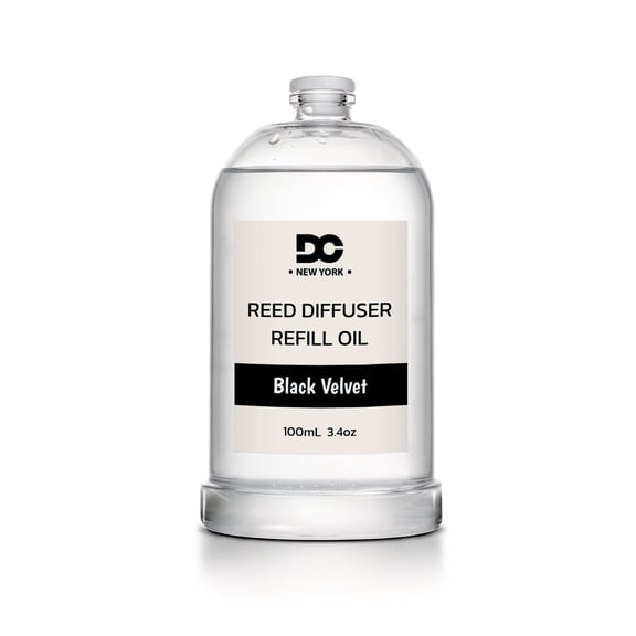 Daniella's Candles Black Velvet Reed Diffuser Refill Oil, 3.4 fl oz