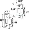 thumbnail image 2 of Prime-Line Products FAL2BR Fix-A-Latch Mixed Door Latch with Brass Finish, Pack of 2, 2 of 2