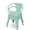 Blue, variant on Costway Set of 2 Kids Chair Steel Armchair Stackable Indoor Outdoor Furniture Blue