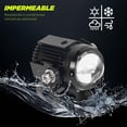 thumbnail image 4 of Faros Auxiliares Kinlley Motocicleta Laser Luz Blanca Amarilla Negro, 4 of 9