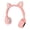 Pink, variant on Foldable Cat Ear Bluetooth Gaming Headphones, Over-Ear Wireless Headset with LED Light and Micro SD Slot, Pink (7.48 x 5.91 in)