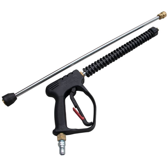 Washer Compatible with Simpson DeWalt Ryobi Karcher Honda Troy-Bilt Generac Pressure Gun Kit with 24" Zinc Plated Spray Wand 4000 PSI Maximum Pressure 7 GPM Flow Rate Quick Connect