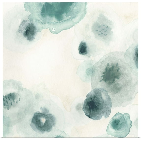 Great BIG Canvas | Rolled June Vess Poster Print entitled Aquatic Garden IV