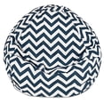 thumbnail image 1 of Petit Haricot Classique Chevron Bleu Marine, 1 of 5