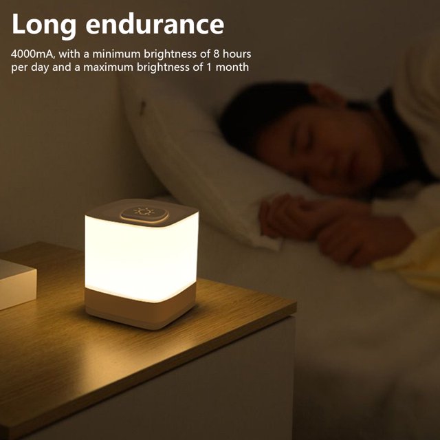 Luz de noche Luz ambiental inteligente Sensor táctil Mini luz de escritorio 4000mAh Regalos para niños