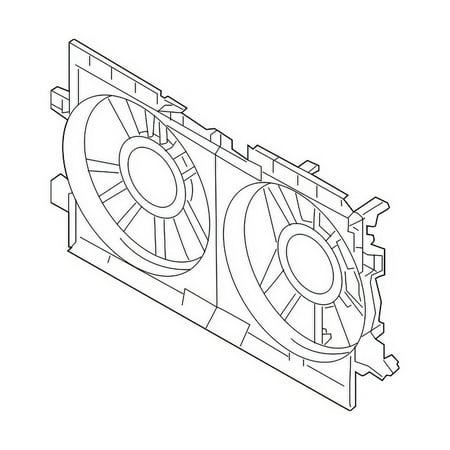Genuine OE Subaru Fan Shroud - 45122FL00A Fits select: 2017-2021 SUBARU IMPREZA