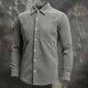thumbnail image 1 of pstuiky Camisas de manga larga de invierno para hombre, Camisa informal de manga larga con solapa y botones para hombre camisetas de hombre xxxl, 1 of 6