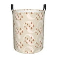 thumbnail image 2 of LNWH Laundry Basket, Vintage Abstract Aztec Line Art Pattern Foldable Laundry Hamper with Handles Waterproof, Small Size, 2 of 8