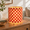 Red, variant on Black Translucent Drum Checkered Pattern Lamp Shade for Table and Floor Lamps