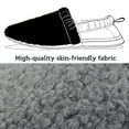 thumbnail image 5 of BERANMEY Soft Memory Foam Slippers for Women and Men, Fuzzy Curly Fur House Slippers with Non-Slip Rubber Sole, Cozy Indoor Closed Back Home Shoes for Family, 5 of 8
