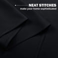 thumbnail image 5 of NICETOWN Black Light Blocking Curtains for Small Window, Blackout Thermal Insulated Grommet Drapes, Privacy Energy Efficient Window Treatment for Kitchen Laundry, 29"x24", 2 Panels, 5 of 5