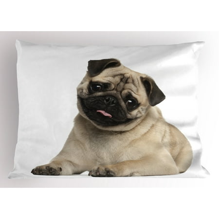 pug pillow sham nine