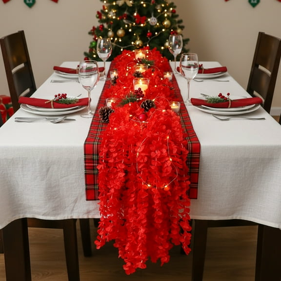 Christmas Vine Decorations Outdoor Artificial Plants Indoor And Outdoor Hanging Plants Greening Gardens Porches Home Weddings Farmhouses Outdoor Decoration Terraces