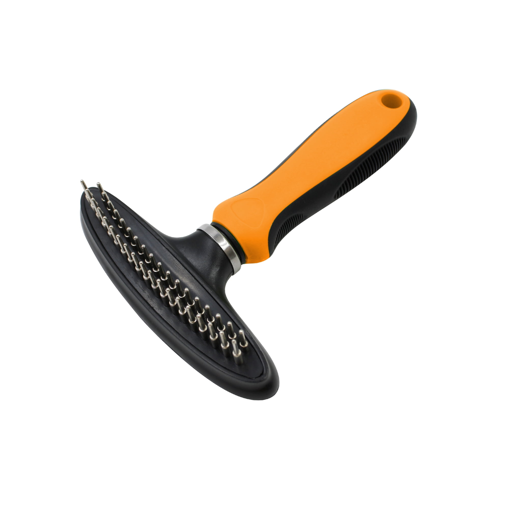 Pet Life ® Flex Series Dual-Row Grooming Rake Pet Comb