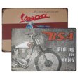 thumbnail image 4 of Injueey Vintage Retro hierro decoración de pared coche motocicleta cartel cartel placa hogar sala de estar Decoración del hogar 3, 4 of 6