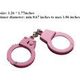 thumbnail image 2 of Cat Handcuffs Toy Cat Handcuffs Funny Cat Handcuffs Mini Cat Handcuff Mini Cat Handcuffs Cat Photography Props Stainless Steel Pet Toy Handcuffs Mini Pet Handcuff Suitable for Most Pets, 2 of 4