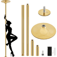 thumbnail image 6 of Yaheetech 45mm Height Adjustable Portable Removable Dancing Pole, Gold, 6 of 7