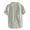 Gray, variant on Kureaily Mens Short Sleeve Button Up Shirts Linen Cotton Beach Tops Spread Collar Summer T Shirt
