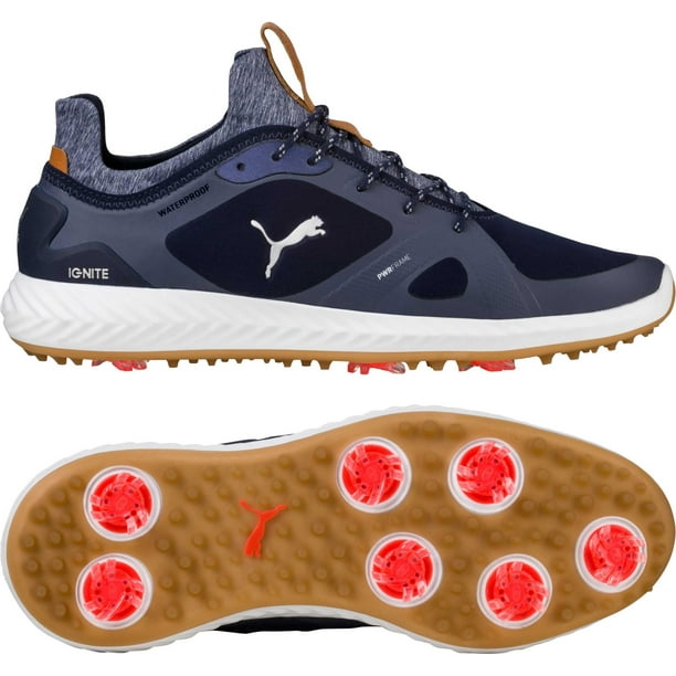puma men's ignite pwradapt leather 2.0 golf shoes