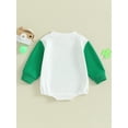 thumbnail image 4 of Newborn Baby Girl Boy My first St. Patrick's Day Outfit 3 6 12 18 Months Little Lucky Charm Romper Sweatshirt Onesie Bodysuit, 4 of 7