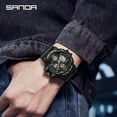 thumbnail image 6 of Sanda Men's Watches Sports Outdoor Waterproof Military Wrist Watch Date Multi Function Tactics LED Alarm Stopwatch, 6 of 6