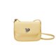 thumbnail image 3 of Bolso de hombro cuadrado pequeño con cerradura en forma de corazón de moda para mujer (amarillo), 3 of 9