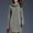 Gray, variant on Sweater Dresses for Women- Long Sleeve Knitted Fall and Winter Turtleneck Loose Midi Dresses Army Green Size L