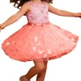 thumbnail image 3 of WOYY Toddler Girls Sparkly Butterfly Layered Tutu Skirt Puffy Party Mesh Skirt, 3 of 3
