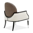 thumbnail image 5 of Michael Amini La Francaise Chenille Accent Chair - Cafe au Lait/Black, 5 of 15