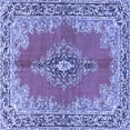 thumbnail image 1 of Ahgly Company Indoor Square Persian Blue Traditional Area Rugs, 5' Square, 1 of 4