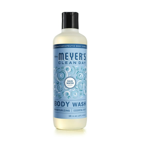 Gel de baño MRS. MEYER'S CLEAN DAY hidratante, 480 ml, agua de lluvia