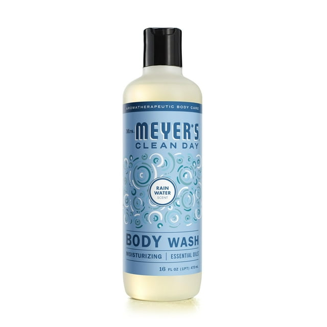 Gel de baño MRS. MEYER'S CLEAN DAY hidratante, 480 ml, agua de lluvia