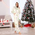 thumbnail image 7 of FORMRS Onesies Pajama for Adults Unisex Hoodie Winter Jumpsuit One Piece Sleepwear, Sizes S-2XL, Pastel Pink Geometric, 7 of 7