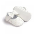 thumbnail image 4 of GYRATEDREAM Baby Girl Shoes Mary Jane Flats with Bowknot Non-Slip Toddler First Walkers 0-18 Months, 4 of 7
