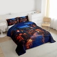 thumbnail image 4 of Feelyou Ancient Japanese House Bedding Comforter Set, Dreamy Streetscape Twin Comforter Sets, Retro Tokyo Theme Reversible Bedding Set, Breathable Home Decor, 2pcs, 4 of 9