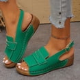 thumbnail image 6 of Willtoo Orthopedic Wedge Sandals for Women 2026 Dressy Footwear with Buckle Ankle Strap Slingback Comfortable Peep Toe Walking Summer Casual Sandals, 6 of 7