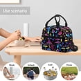 thumbnail image 6 of Yuyamidu Hippie Mushroom Lunch Bag for Women Reusable Lunch Tote Bag for Kids Teens High School Lunch Box for Girls 11-13 Leakproof Lunchbox Grease Proofling Lunch Cooler Bag, 6 of 7