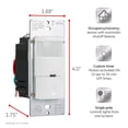 thumbnail image 2 of Interruptor de luz con sensor de movimiento GE, 150°, 9 m, detección de pared, 2 of 5
