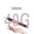 thumbnail image 3 of Electric Engraving Pen, Multifunctional Rechargeable 30 Bits 16 Template Nail Polish Machine  for Home and Professional Use Silver,Rose Gold,Blue,Yellow, 3 of 7