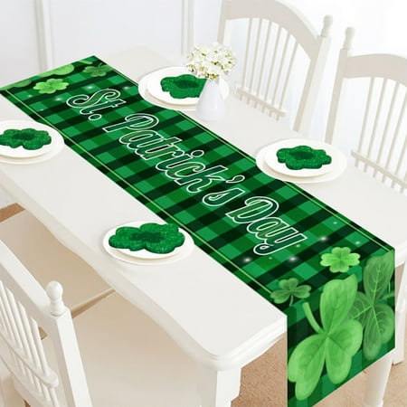 

2024 St. Patrick s Day Table Flag Restaurant Table Festive Decor Tablecloth