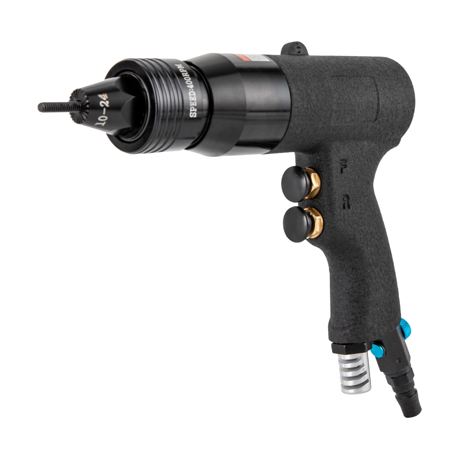 1/4" Pneumatic Rivet Nut Gun With 10-24''&1/4'' &5/16'' &3/8'' Automatic Nutsert