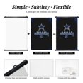 thumbnail image 4 of Cuadro colgante de PVC negro personalizado del equipo de fútbol de los Cowboys, varios tamaños, decoración de interiores, cuadro para colgar en la pared, cuadro decorativo para mesita de noche, 4 of 7