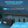 KEPWORTH Lithium Batteries 48V Automotive Battery Group Size LiFePO4, Top Post for Golf Cart