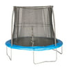 JumpKing 10 Feet Outdoor Trampoline and Safety Net Enclosure, Blue | JK10VC1