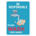 thumbnail image 1 of SignMission OS-NS-P-1014-25566 OSHA Notice Plastic Sign - Be Responsible, 1 of 1