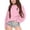 Pink, variant on Boys Sweatshirts Kids Winter Print Crew Neck Sweatshirt Long Sleeve Pullover Hoodless Top Black 4-5 Years
