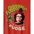 thumbnail image 2 of A Christmas Story T-Shirt Men's Ohhhh Fudddge Ralphie Short Sleeve Adult Top, 2 of 5