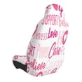 thumbnail image 2 of Fotbe Breast Cancer Pink Ribbons Awareness (2) Funda para Asiento de Auto con Estampado – Impermeable y Antisudor – Ajuste Universal, Lavable a Máquina, Antideslizante (1 Pieza), 2 of 5