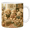 Ceramic Mug, variant on Lotusprint LLC Personalized Sheep Reading 2D Print Flat Ceramic Mug, Cozy Drinkware Gift For Book Lovers